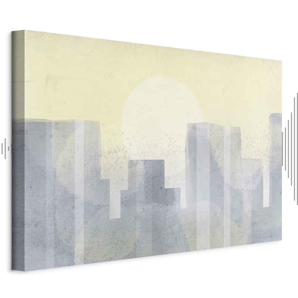 Leinwandbild - Modern City (1 Part) Wide - Third Variant