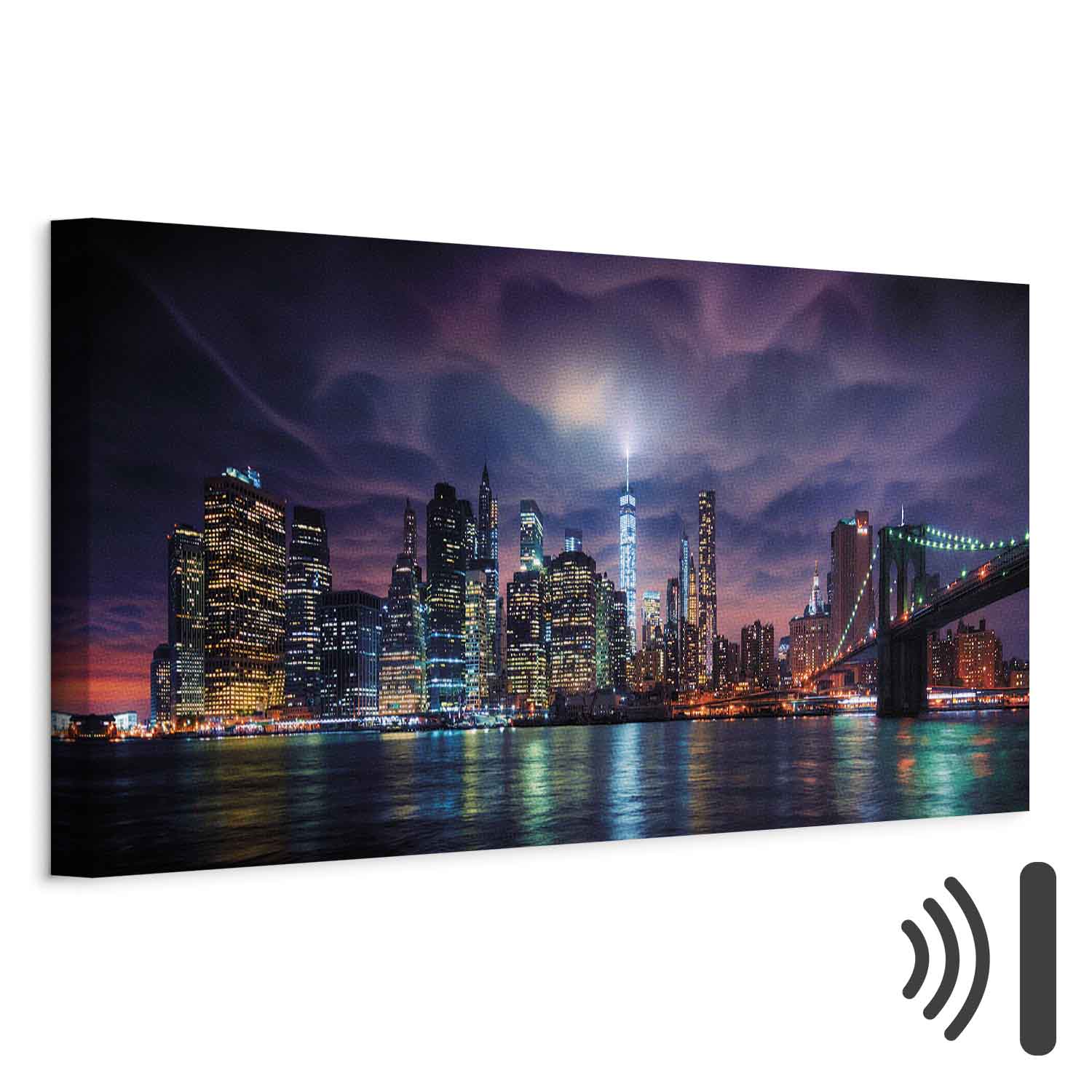 Leinwandbild - New York: Dark City