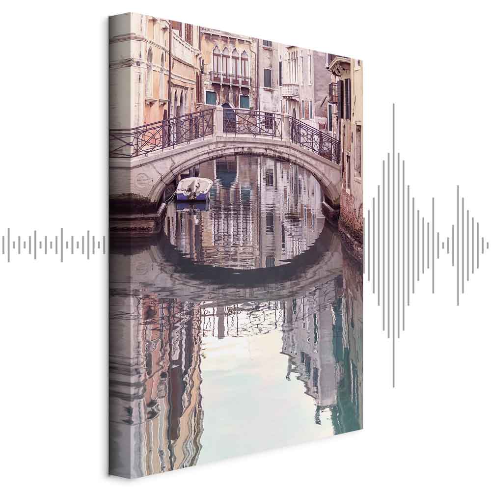 Leinwandbild - Noon in Venice (1 Part) Vertical