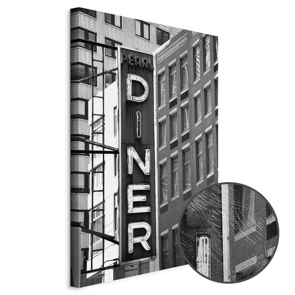 Leinwandbild - New York Neon Sign (1 Part) Vertical