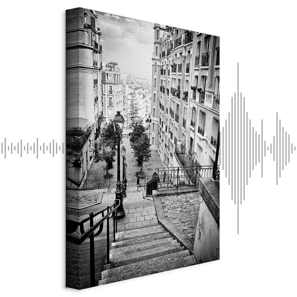 Leinwandbild - Parisian Suburb (1-częściowy) Vertical
