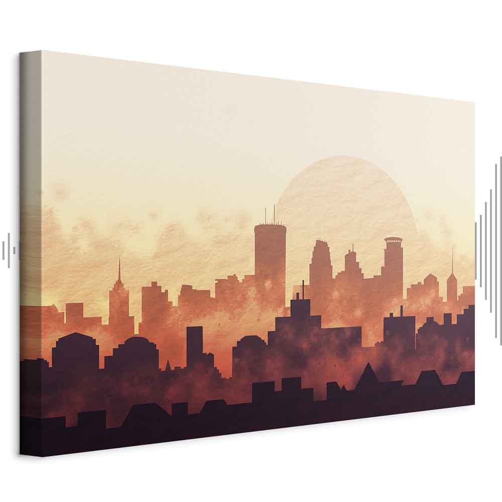 Leinwandbild - Heat of the City (1 Part) Wide