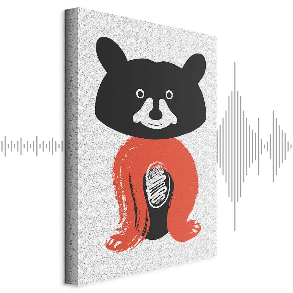 Leinwandbild - Nice Mr. Raccoon (1 Part) Vertical