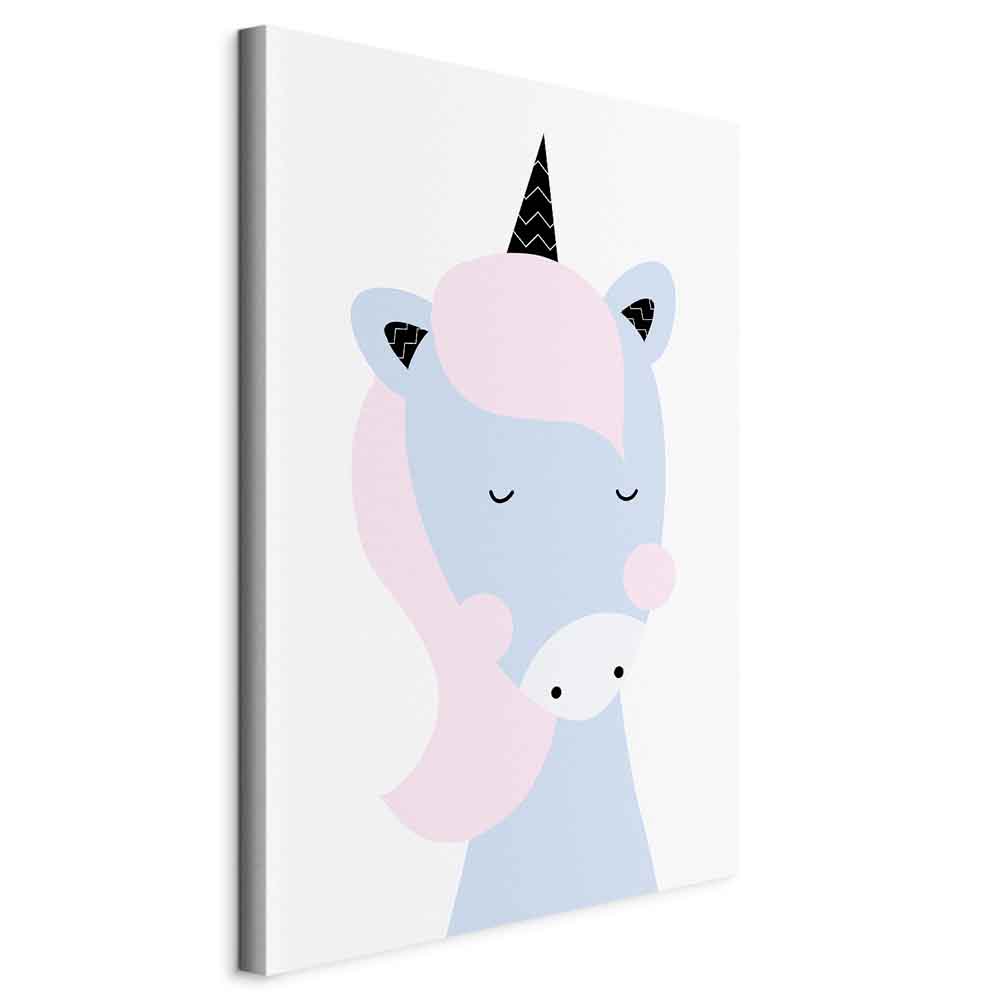 Leinwandbild - Sweet Unicorn (1 Part) Vertical