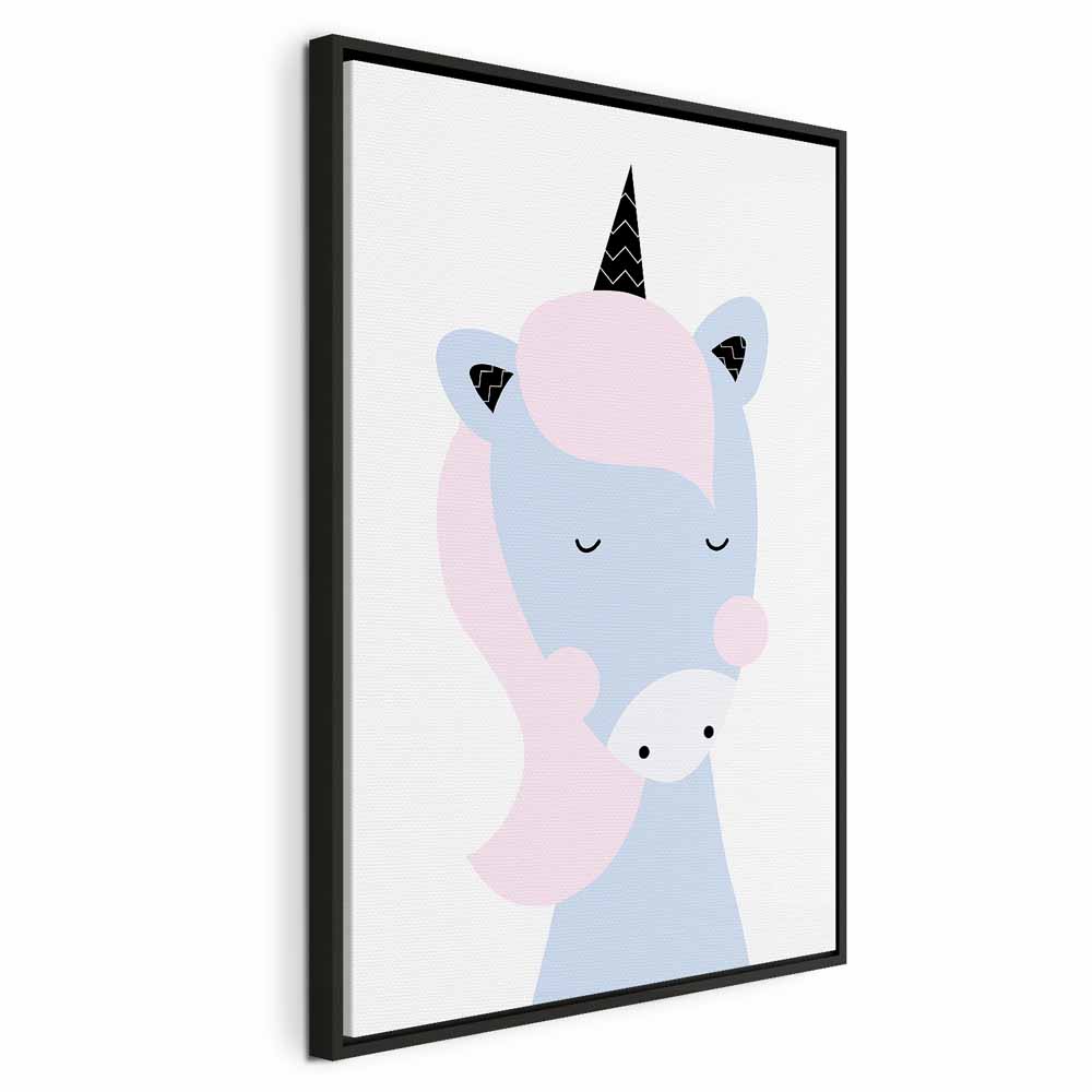 Leinwandbild - Sweet Unicorn (1 Part) Vertical