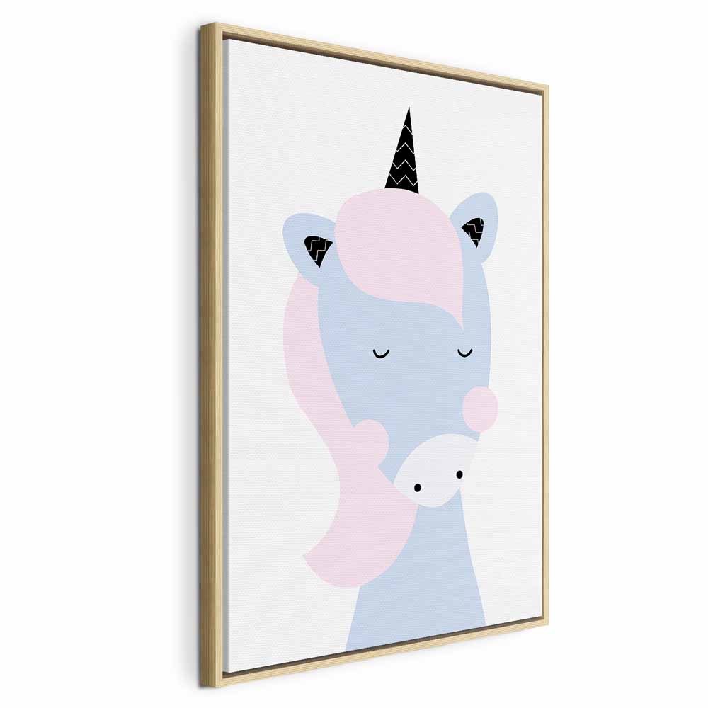 Leinwandbild - Sweet Unicorn (1 Part) Vertical