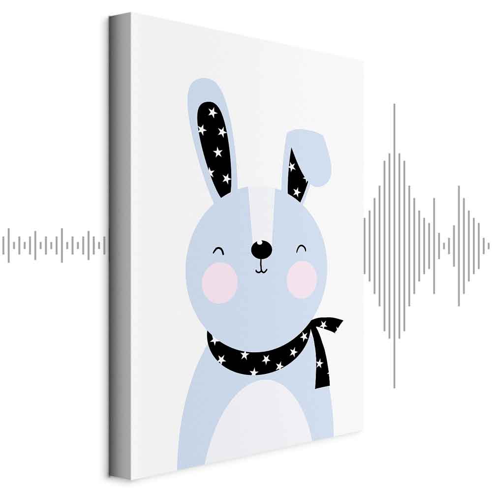 Leinwandbild - Brave Rabbit (1 Part) Vertical