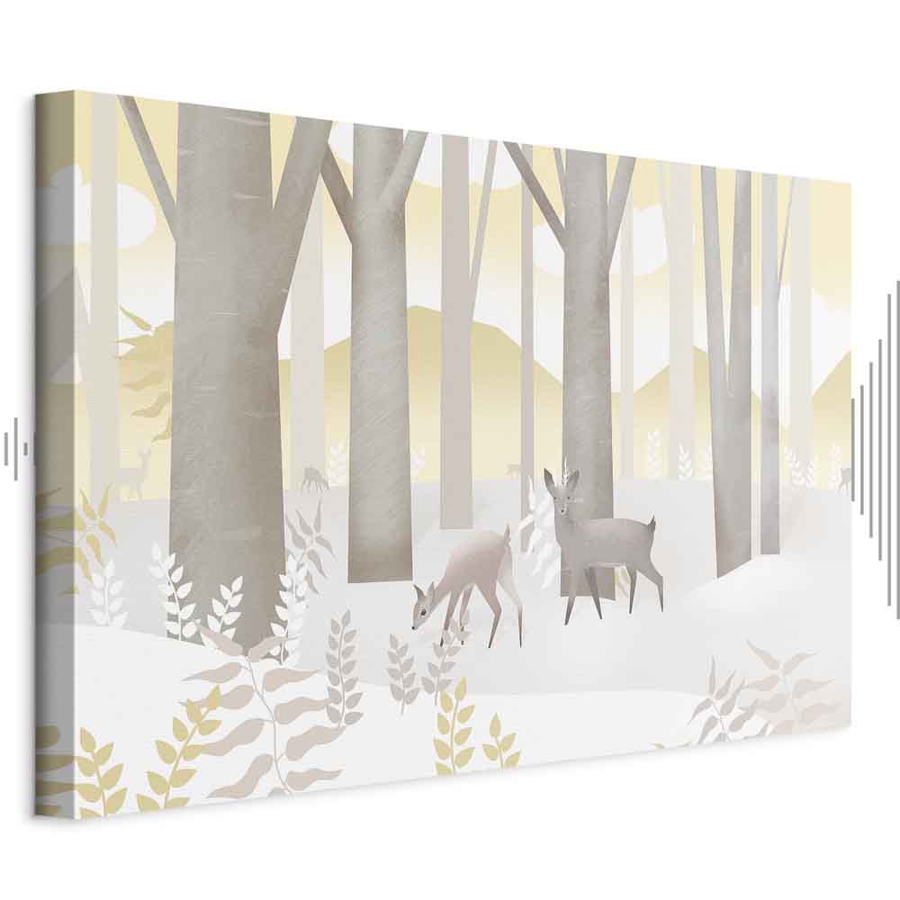 Leinwandbild - Fairy-Tale Forest (1 Part) Vertical - Third Variant
