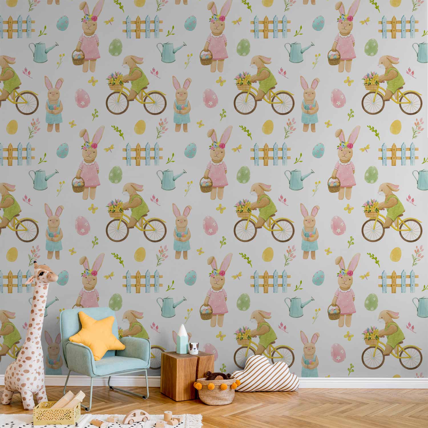 Tapete - Bunny Idyll
