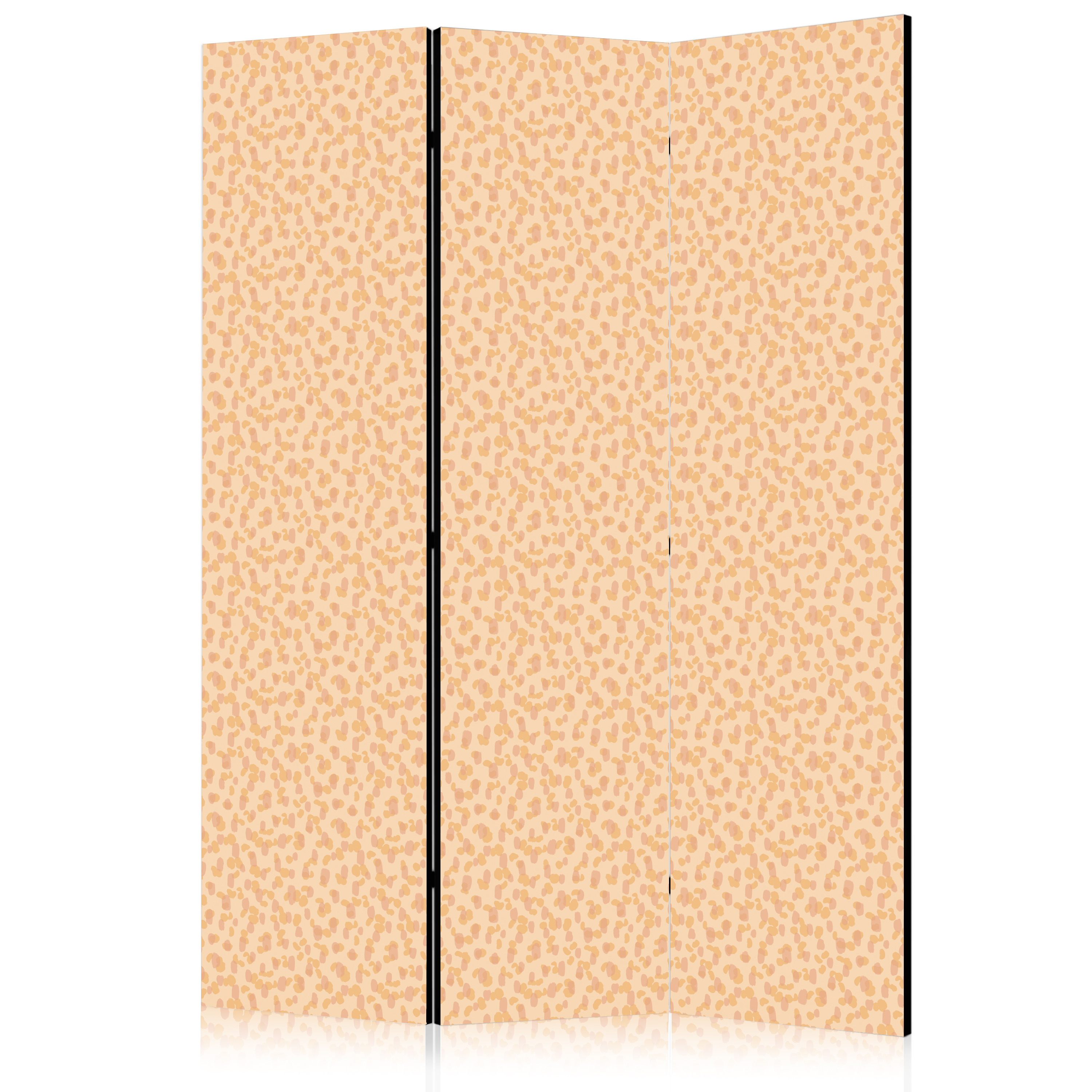 Paravent - Tiny Dots: Optimistic Pattern in Peach Colors