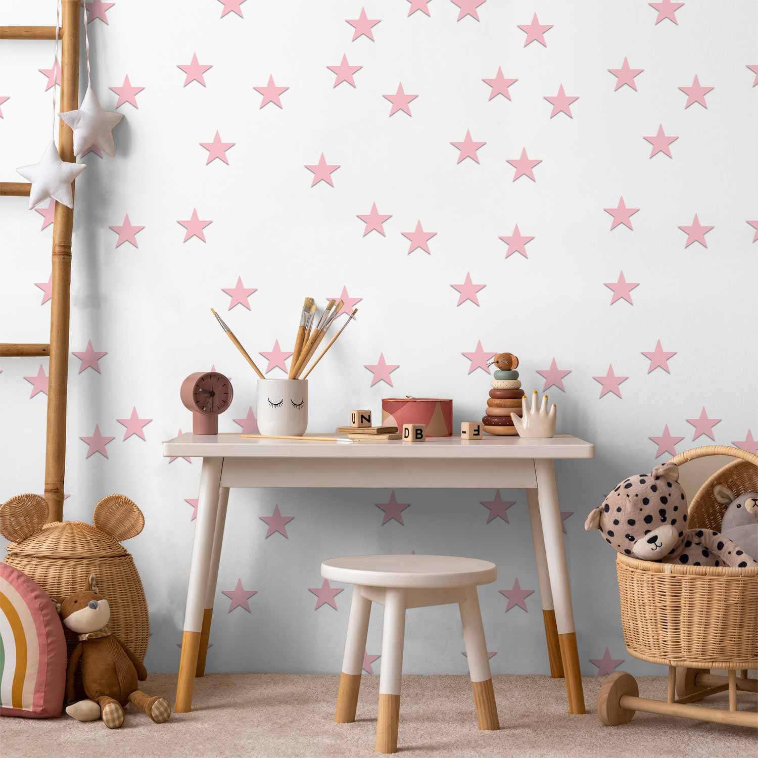 Tapete - Pink Stars