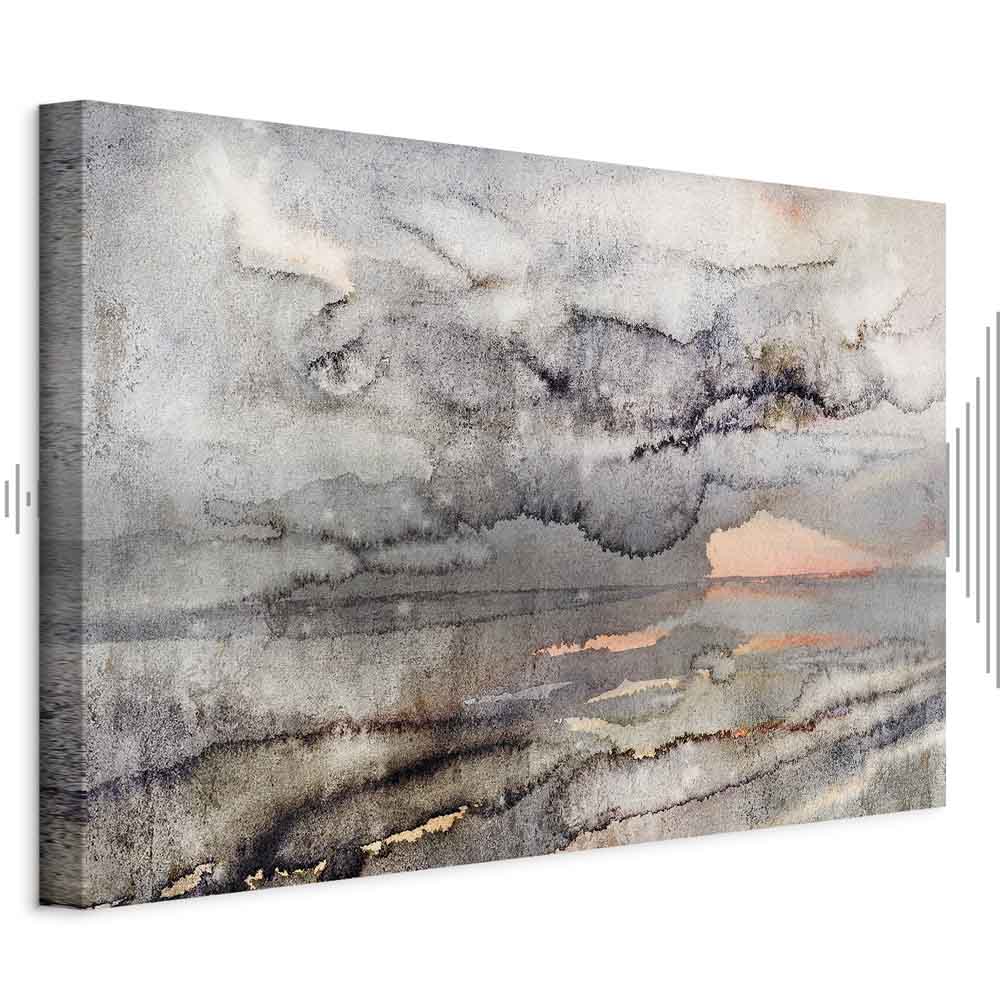 Leinwandbild - Connected Clouds (1 Part) Wide