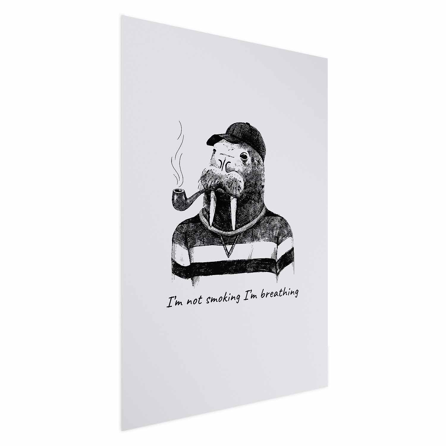 Poster - I'm Not Smoking. I'm Breathing