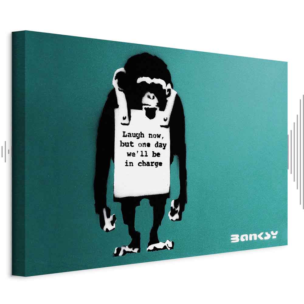 Leinwandbild - Angry Monkey (1 Part) Vertical