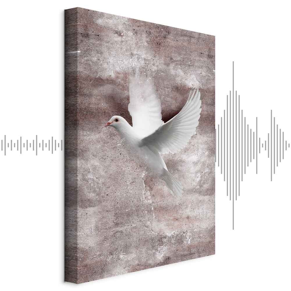 Leinwandbild - Love in Flight (1 Part) Vertical