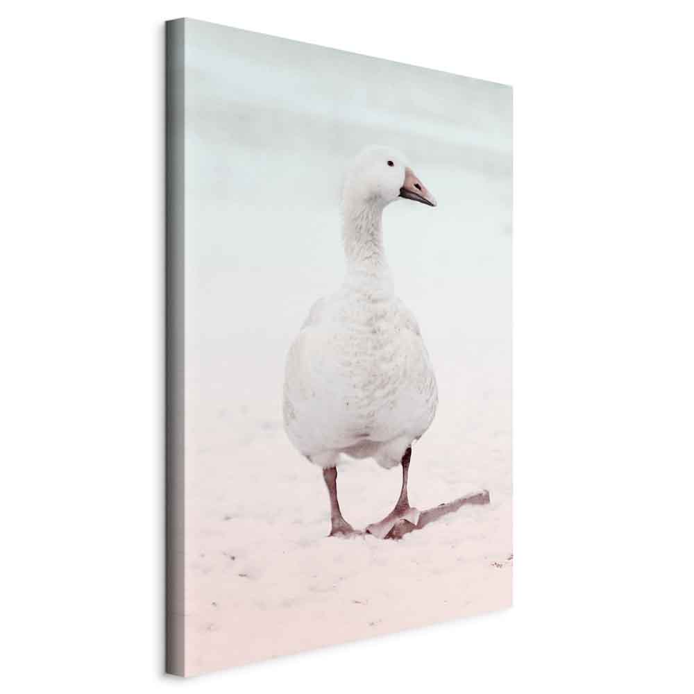 Leinwandbild - Winter Duck (1 Part) Vertical