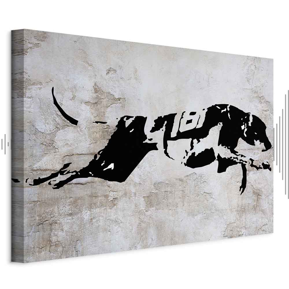 Leinwandbild - Greyhound Race (1 Part) Wide