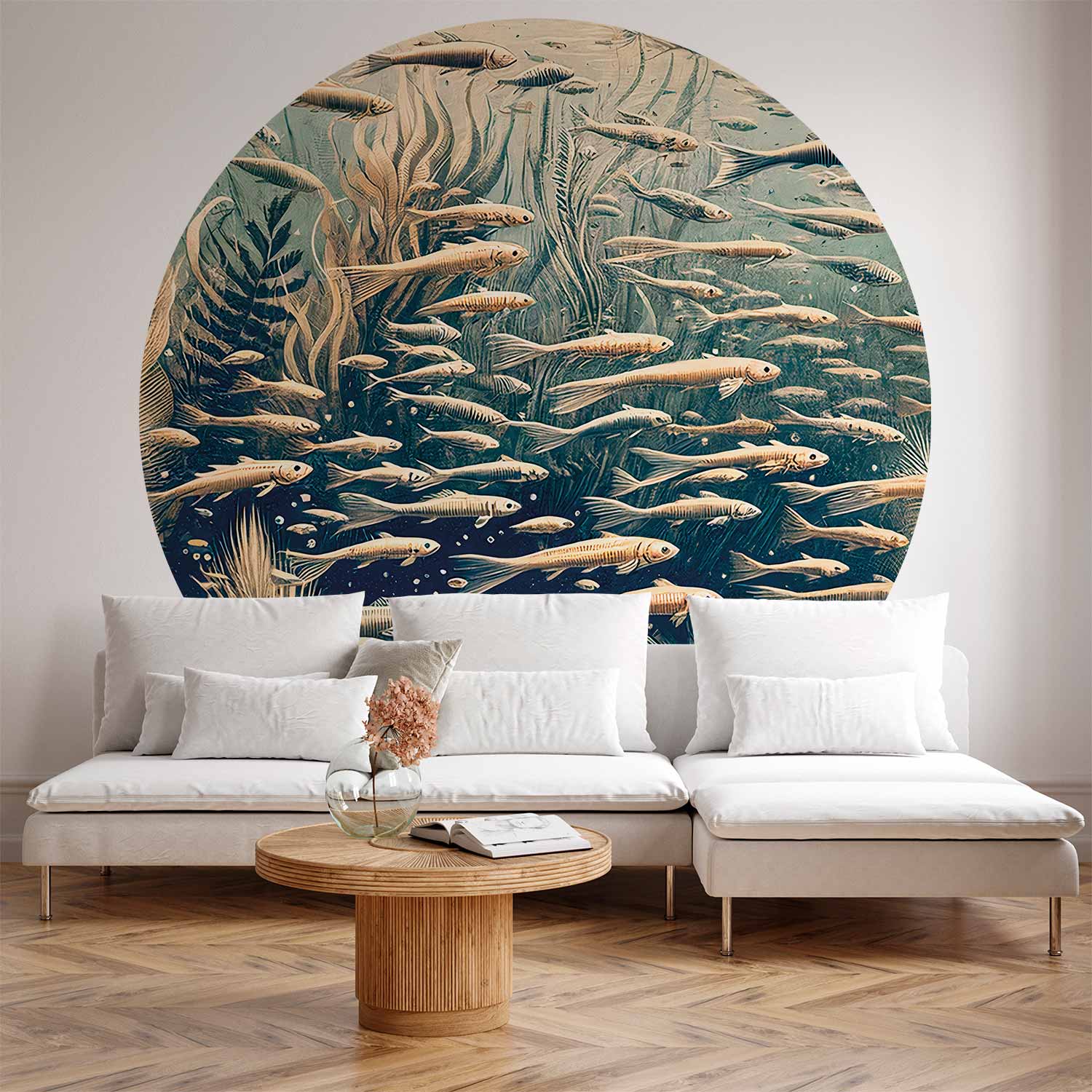 Runde Fototapete - Oceanic nature