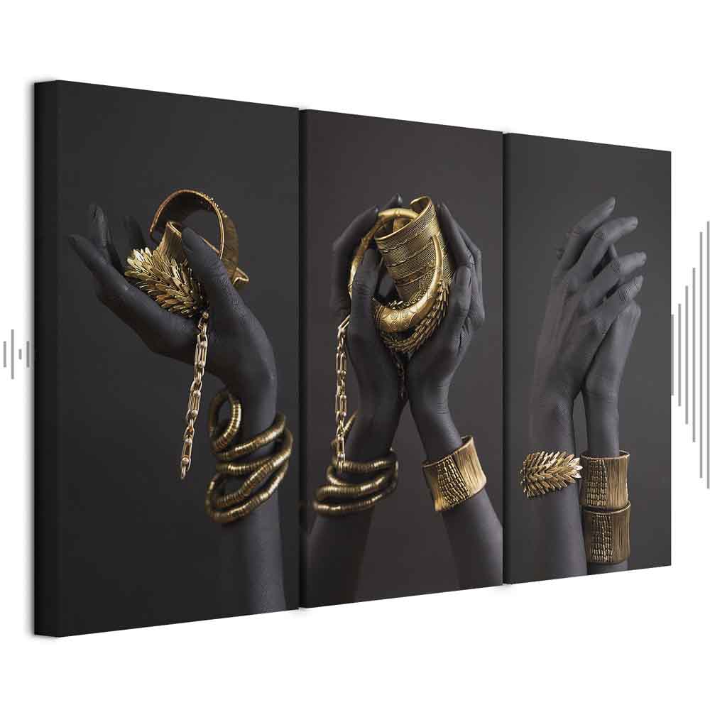 Leinwandbild - Midass Touch (3 Parts)