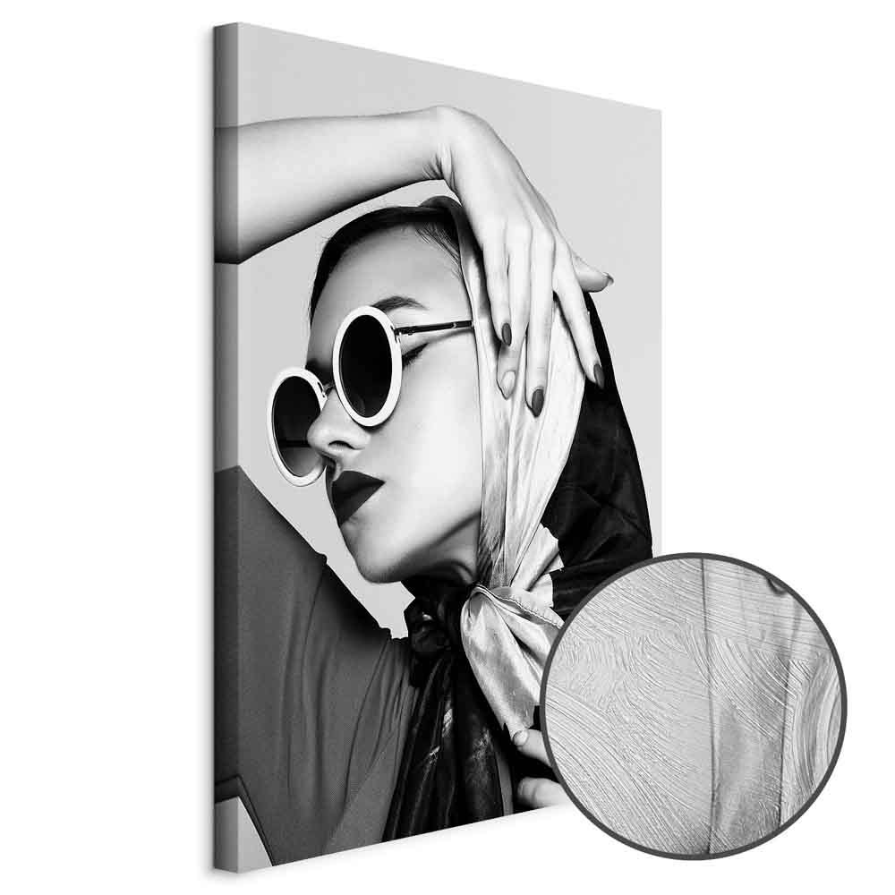 Leinwandbild - Stylish Lady (1 Part) Vertical