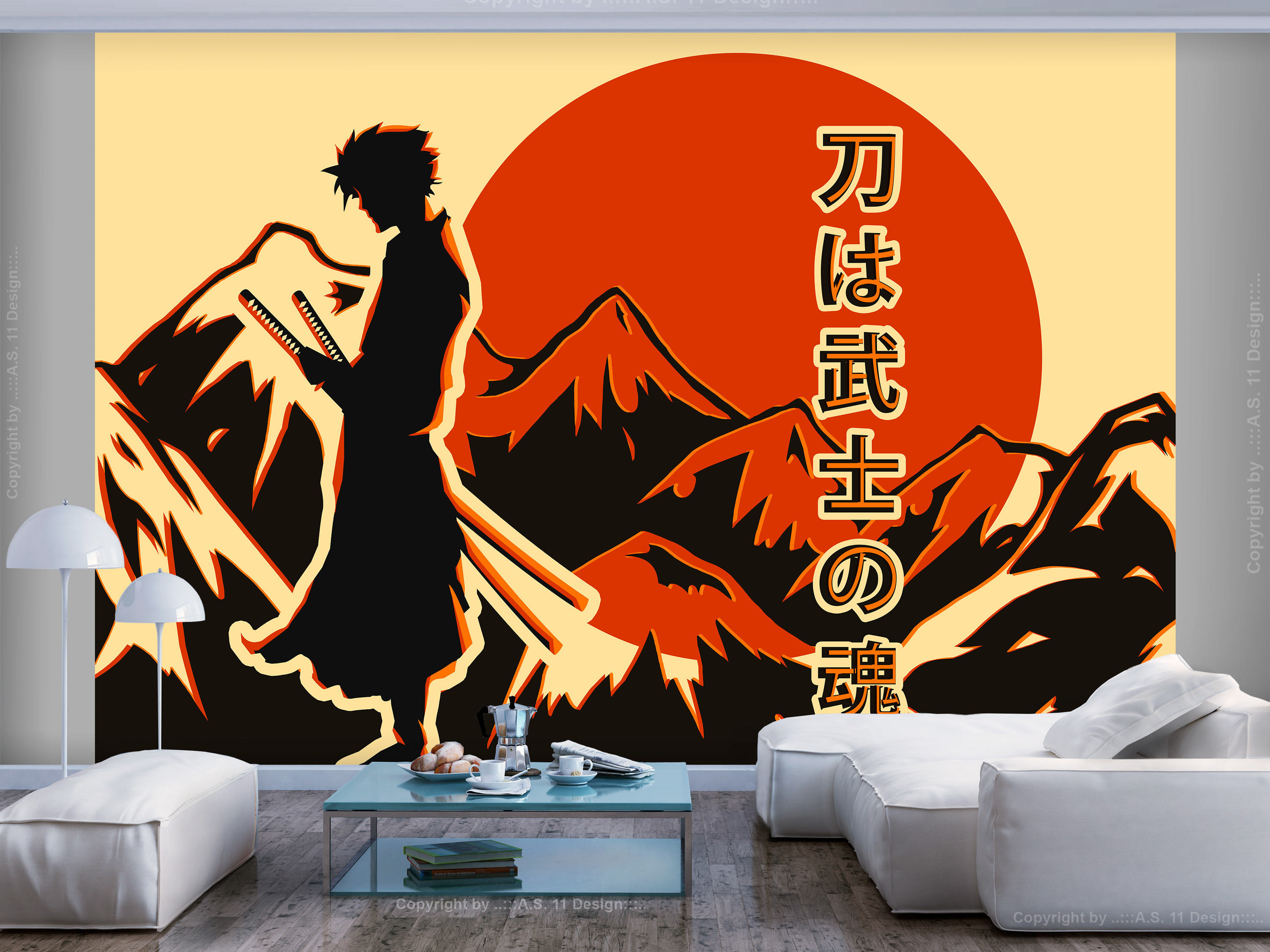 Vlies Fototapete MANGA ANIME JAPAN Tapete Wandbilder xxl 3 Farben i-A-10017-a-a