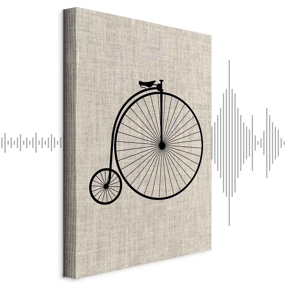 Leinwandbild - Vintage Bicycle (1 Part) Vertical
