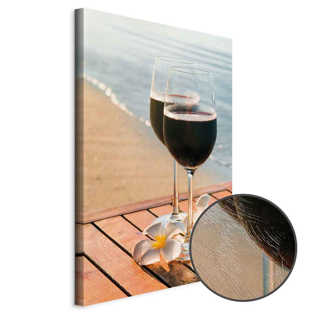 Leinwandbild - Love Refreshment (1 Part) Vertical