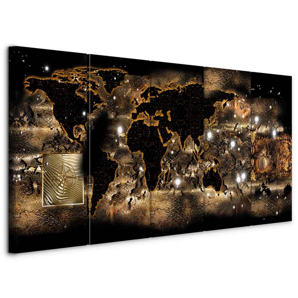 Leinwandbild - World at Night