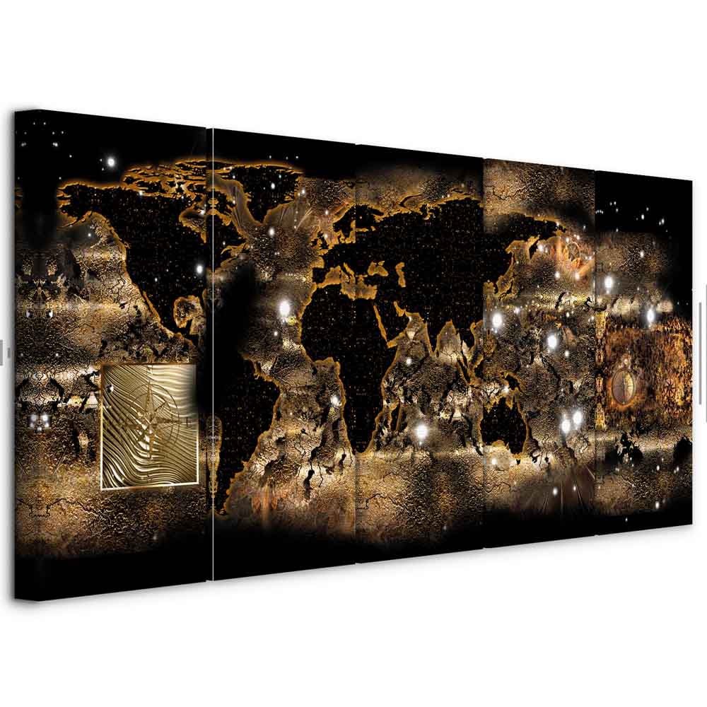 Leinwandbild - World at Night