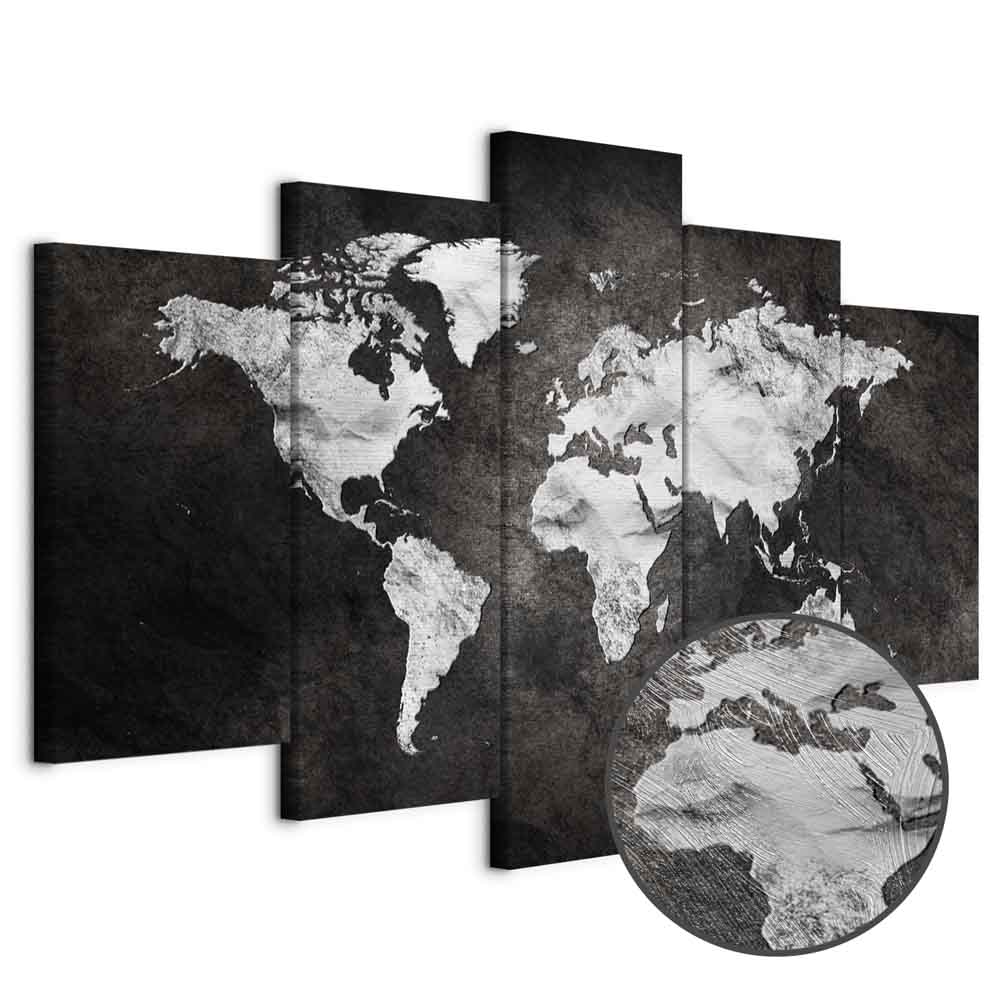 Leinwandbild - Dark World (5 Parts) Wide