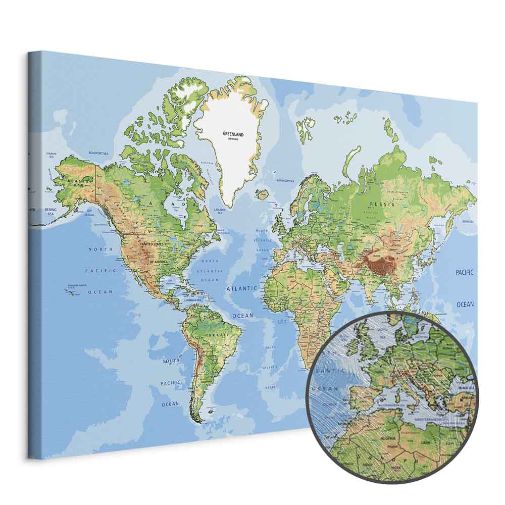 Leinwandbild - Explore the World!
