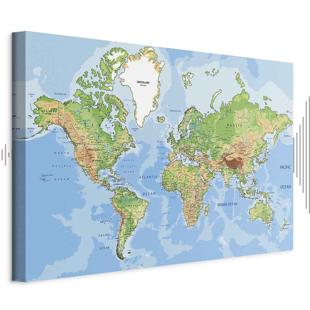 Leinwandbild - Explore the World!