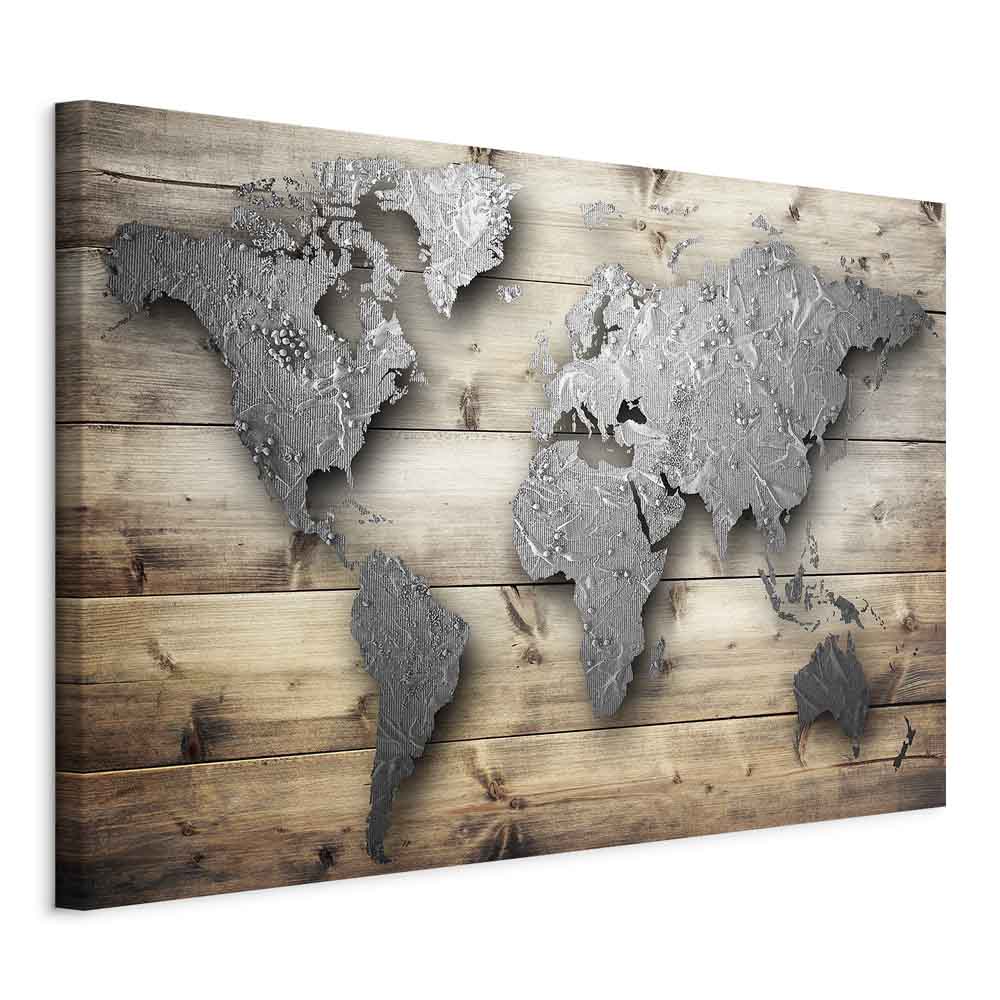 Leinwandbild - Silver World