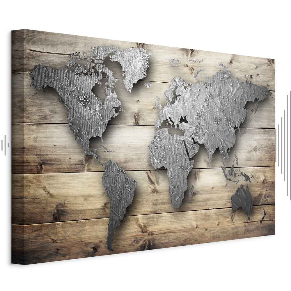 Leinwandbild - Silver World