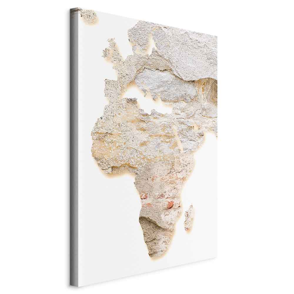 Leinwandbild - Hot Continent (1 Part) Vertical