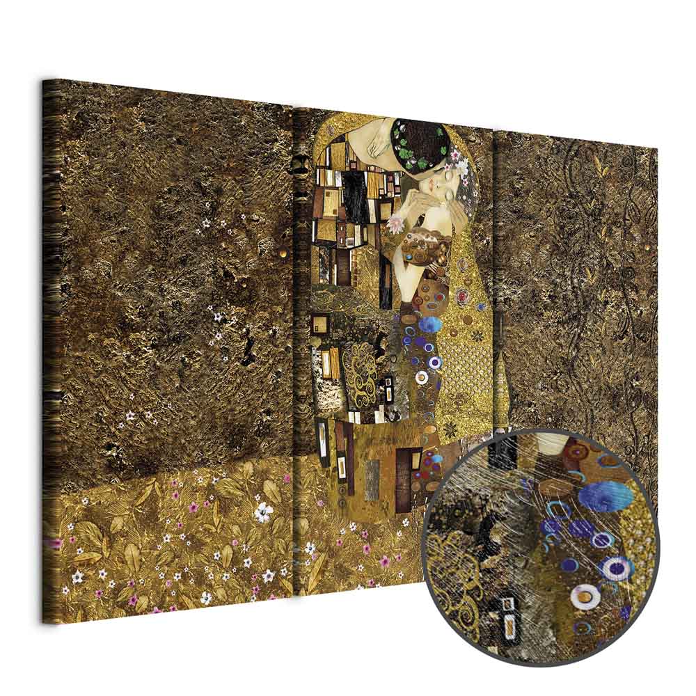 Leinwandbild - Klimt inspiration - Kiss