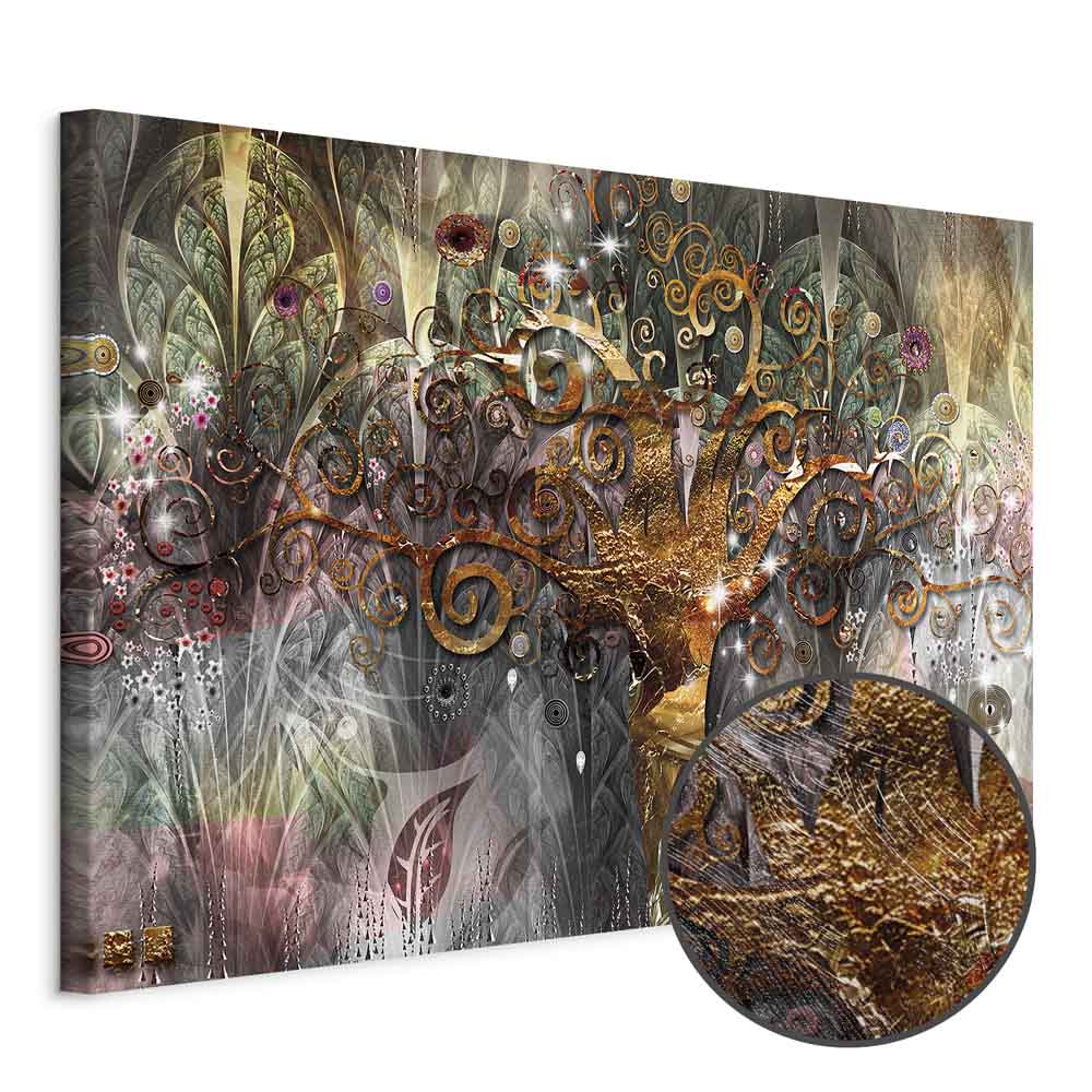 Leinwandbild - Gold Tree
