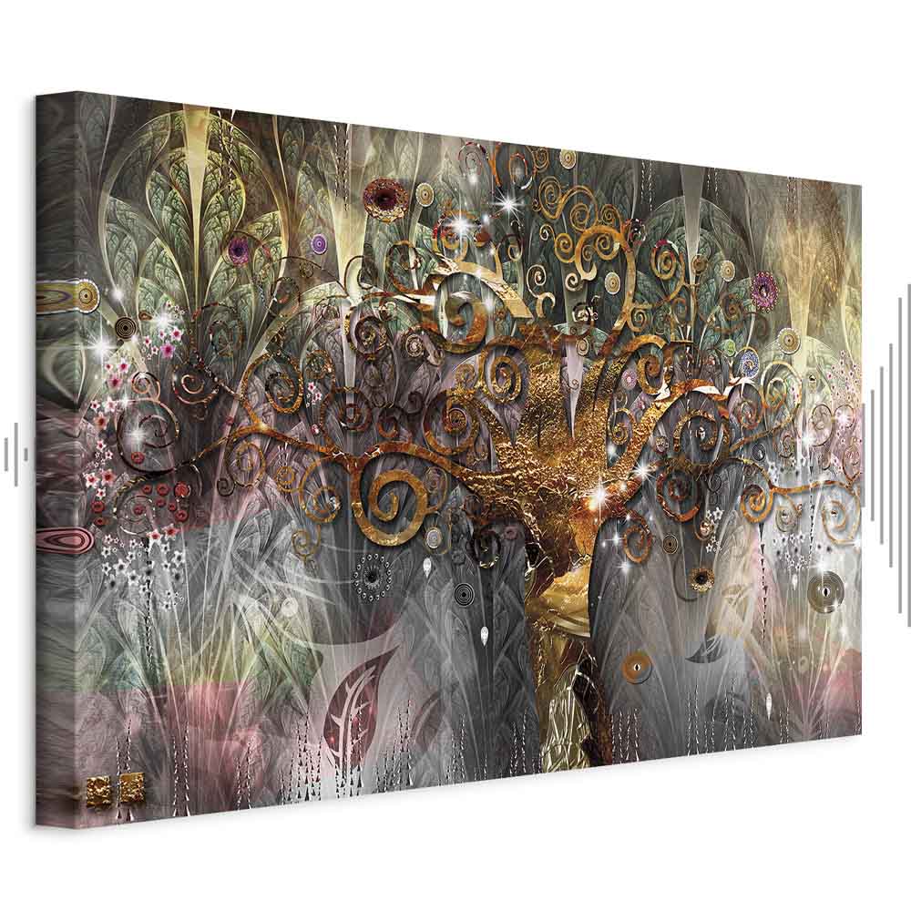 Leinwandbild - Gold Tree