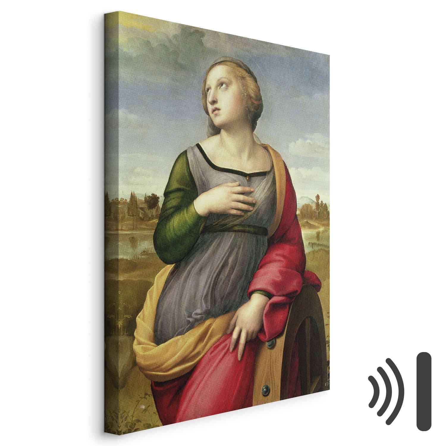 Leinwandbild - Rafael Santi – St. Catherine of Alexandria