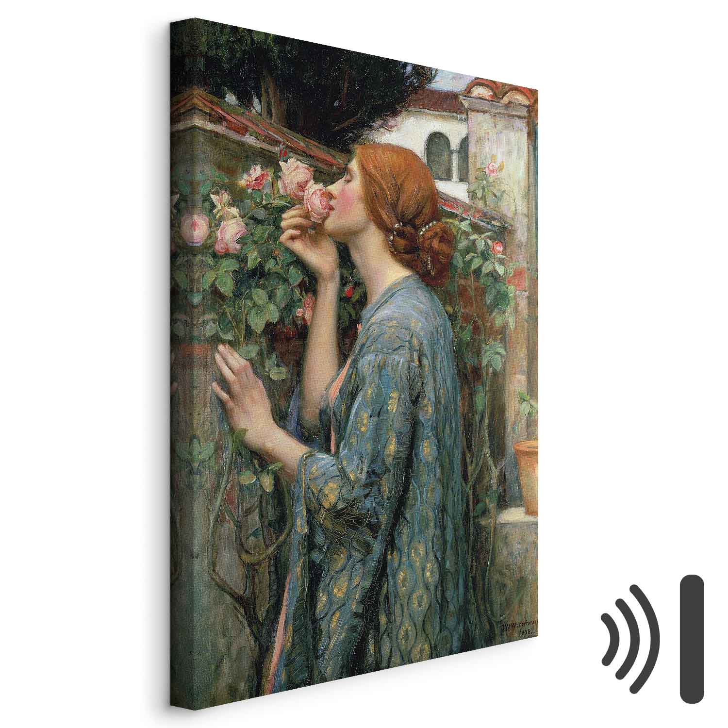 Leinwandbild - John William Waterhouse – The Soul of the Rose