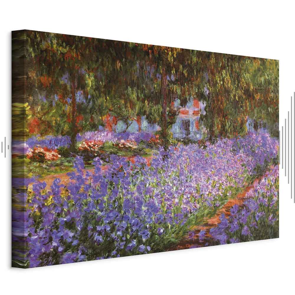 Leinwandbild - Claude Monet – The Artist’s Garden at Giverny