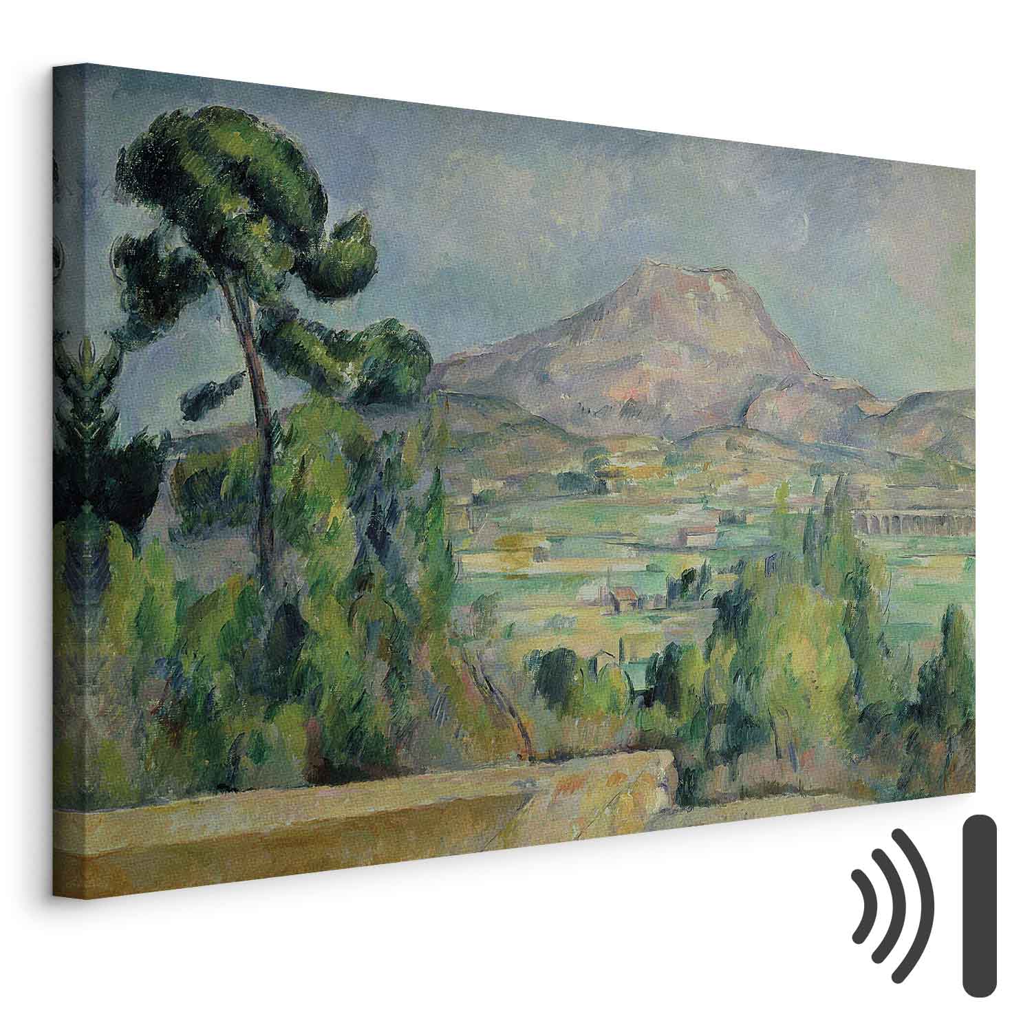 Leinwandbild - Paul Cézanne – Mount Saint Victoria