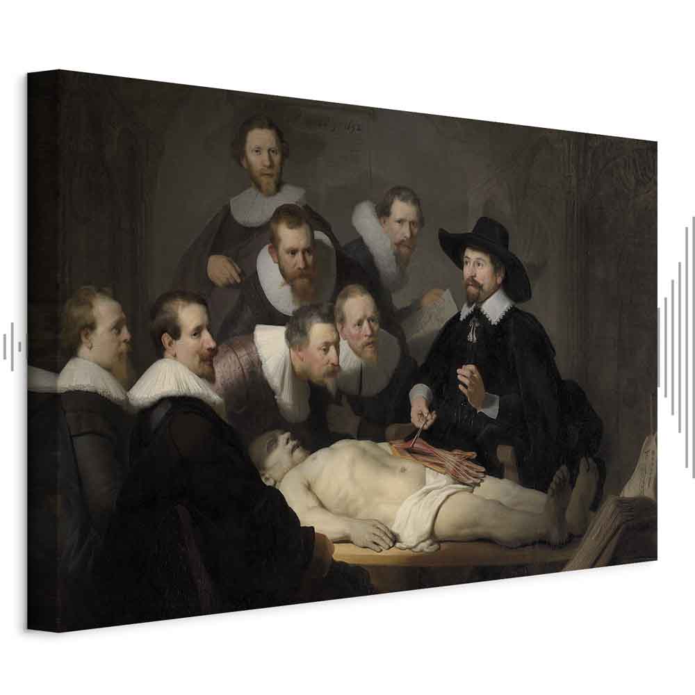 Leinwandbild - Rembrandt – The Anatomy Lesson of Dr. Tulp