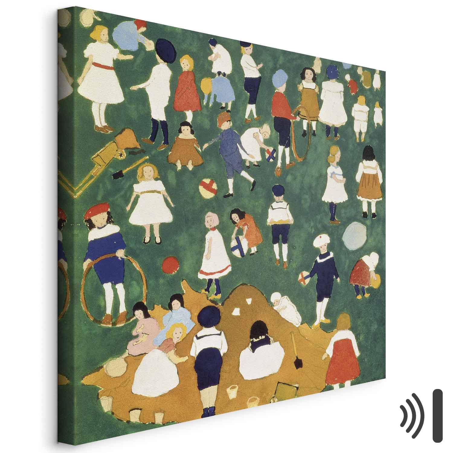 Leinwandbild - Kazimir Malevich – Children