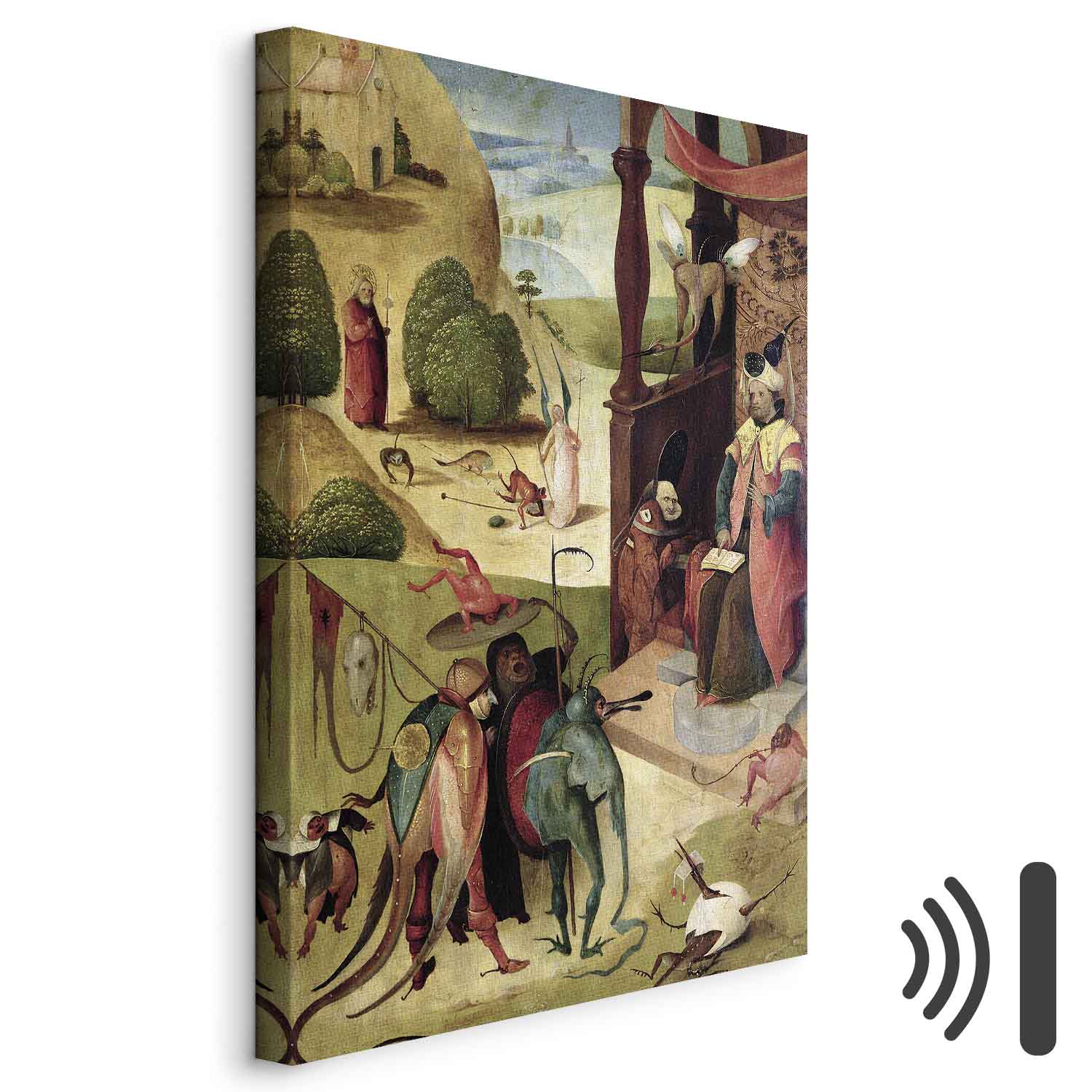 Leinwandbild - Hieronymus Bosch – St. James and the Magician
