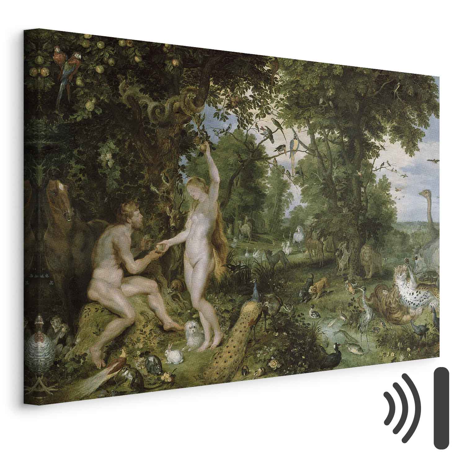 Leinwandbild - Peter Paul Rubens – The Garden of Eden with the Fall of Man