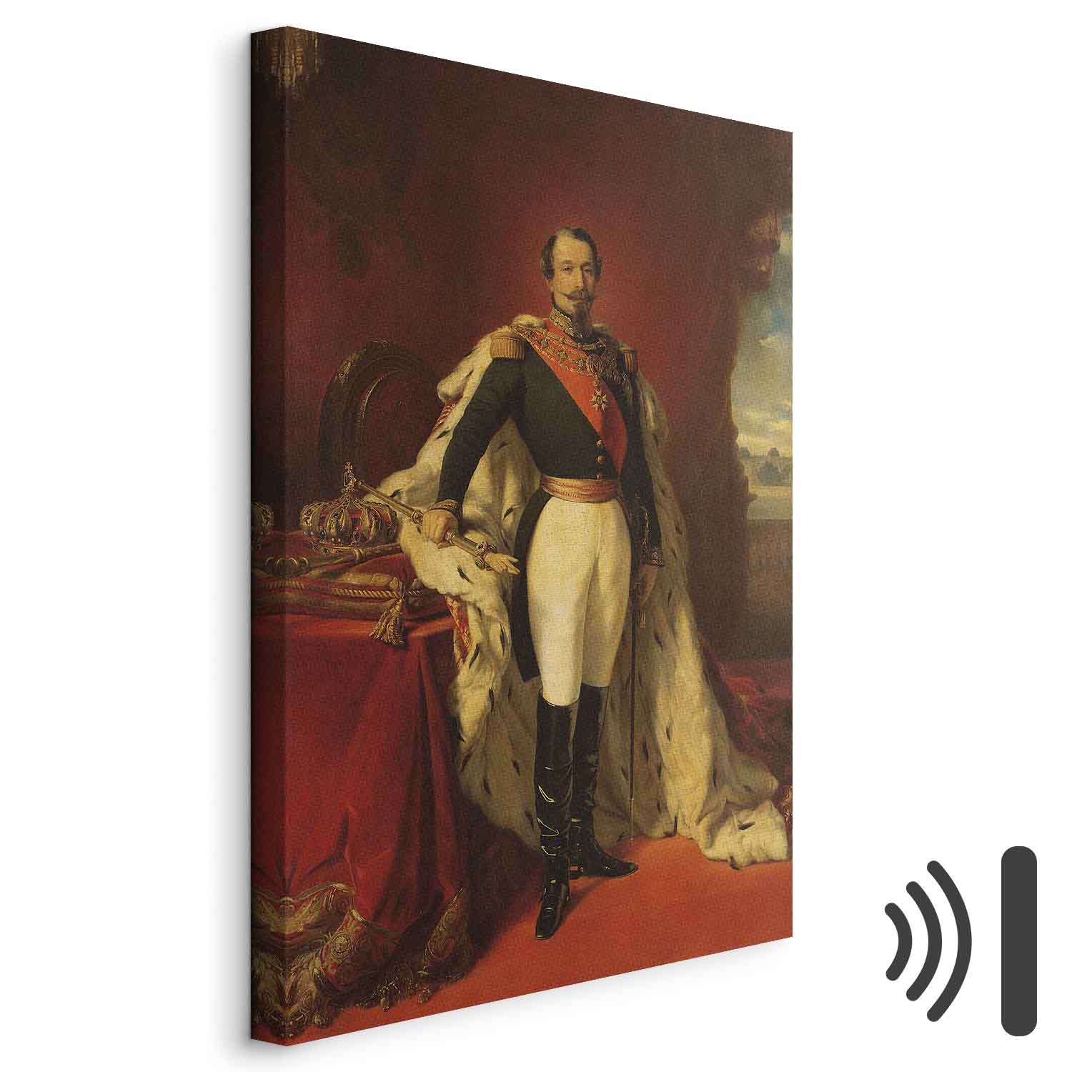 Leinwandbild - Franz Xaver Winterhalter – Portrait of Napoleon III