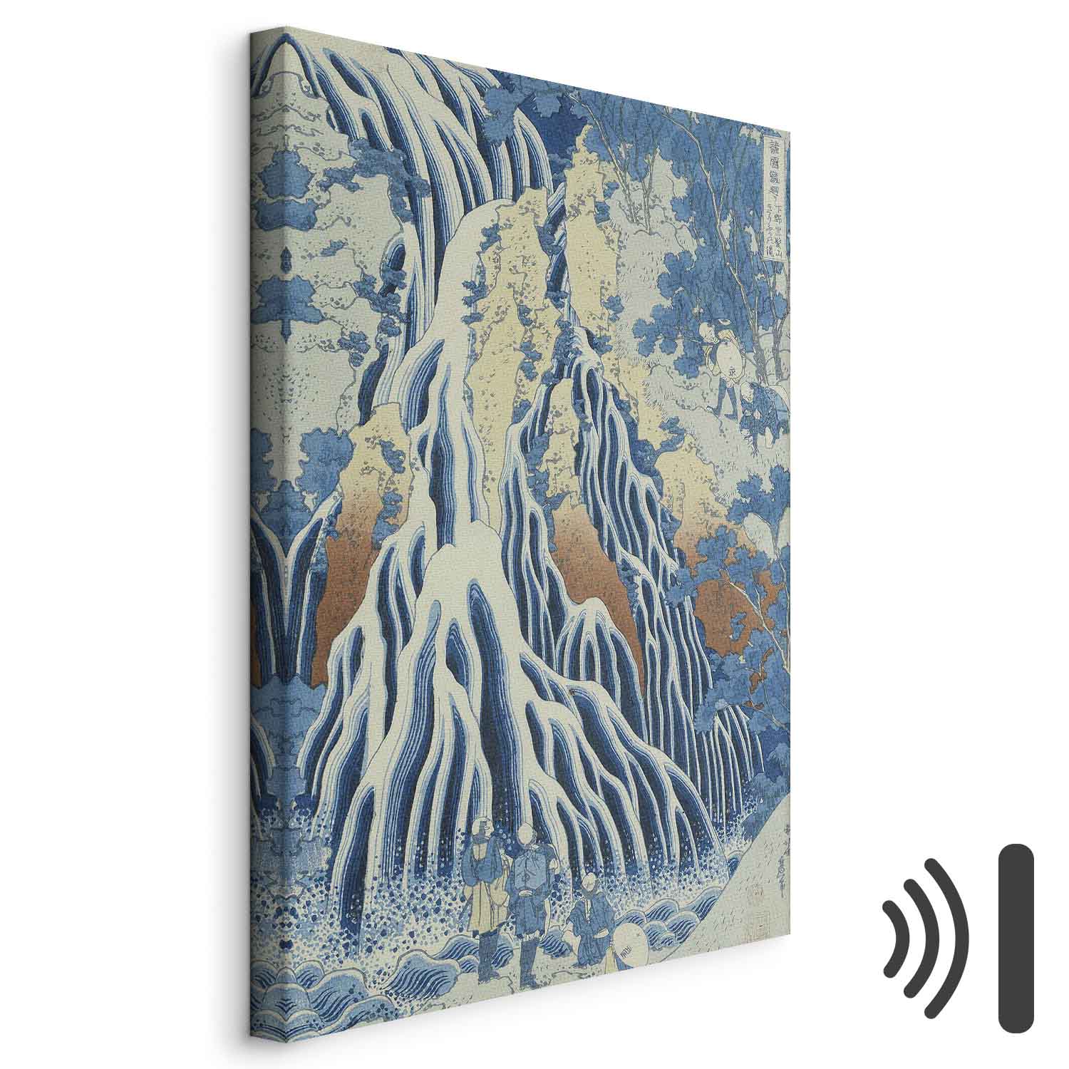 Leinwandbild - Hokusai Katsushika – Kirifuri Fall on Kurokami Mount