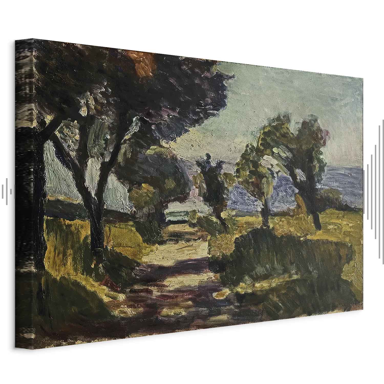 Leinwandbild - Henri Matisse – Corsican Landscape with Olive Trees