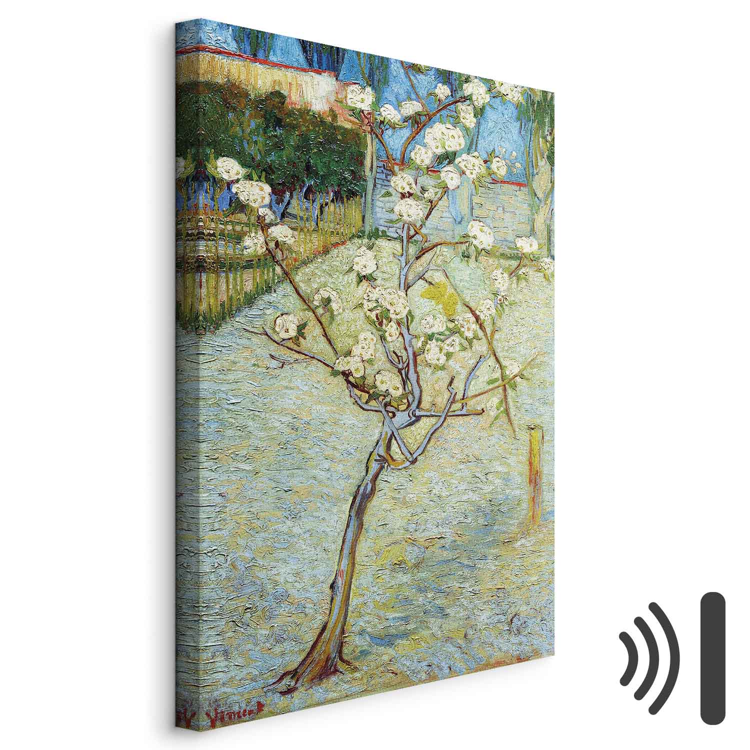 Leinwandbild - Vincent van Gogh – Blossoming Pear Tree